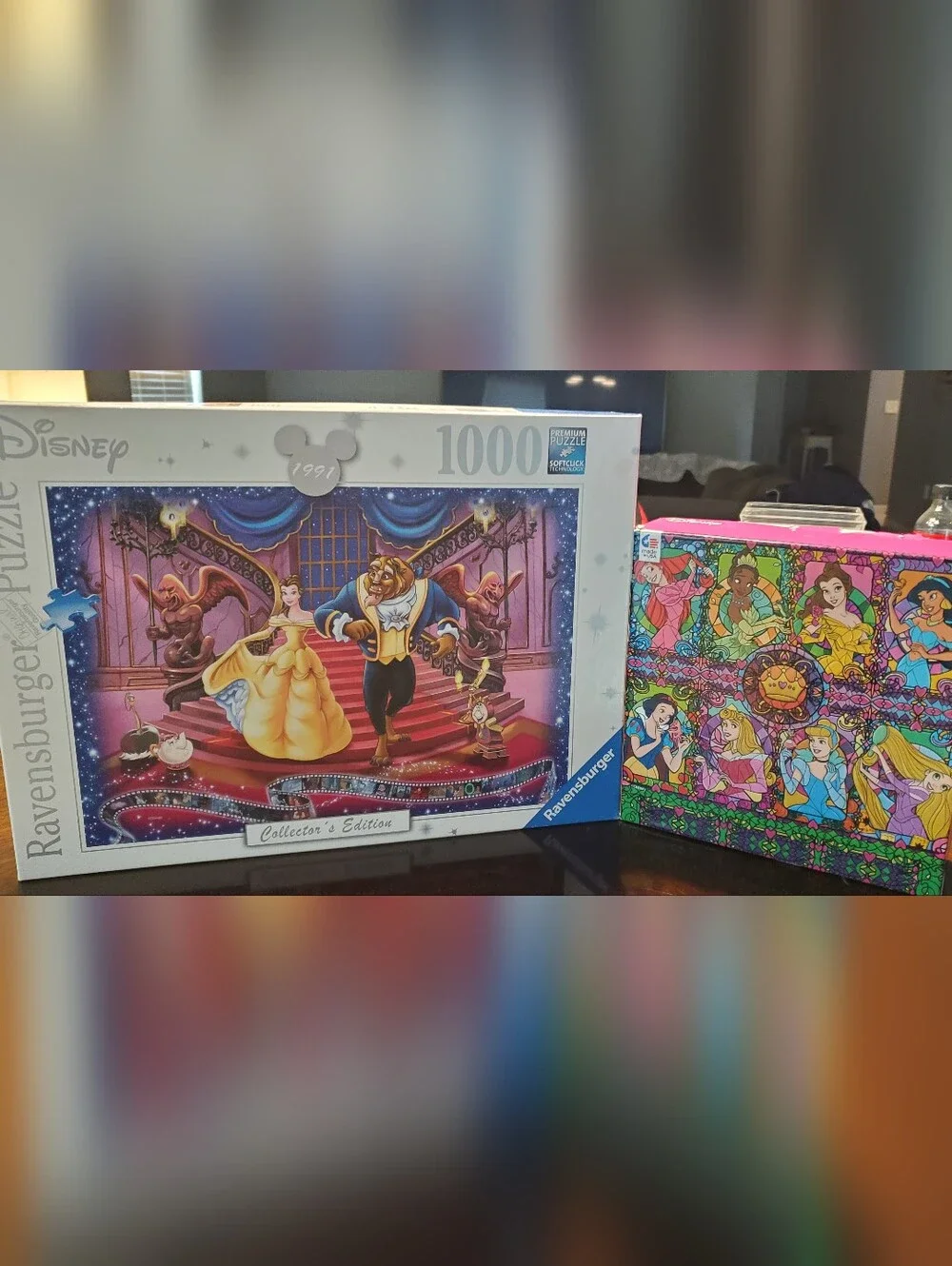 Disney Beauty And The Beast And Disney Princess Puzzle Set Of 2 READ DISCRIPTION